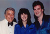 Music icon Tony Bennett with Monte and wife Maryann backstage